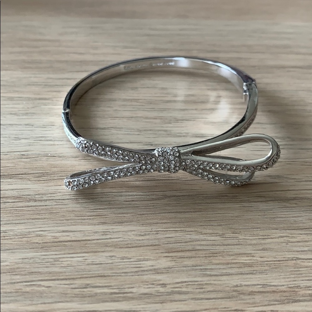 Kate Spade Rhinestone Bow Bangle Bracelet